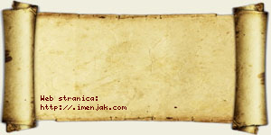 Jasmina Stamenković vizit kartica